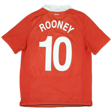 2010-11 Manchester United Home Shirt Rooney #10 - 5/10 - (L)