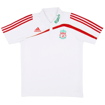 2009-10 Liverpool adidas Polo Shirt - 7/10 - (S/M)