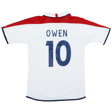 2003-05 England Home Shirt Owen #10 - 7/10 - (S)