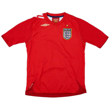 2006-08 England Away Shirt - 8/10 - (M.Boys)