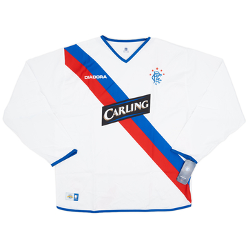 2004-05 Rangers Away L/S Shirt (XL)