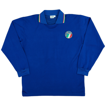 1986-91 Italy Home L/S Shirt #13 - 9/10 - (L)
