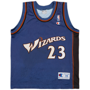 2001-03 Washington Wizards Jordan #23 Champion Away Jersey - 7/10 - (XS)