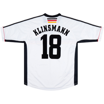 1998-00 Germany Home Shirt Klinsmann #18VS