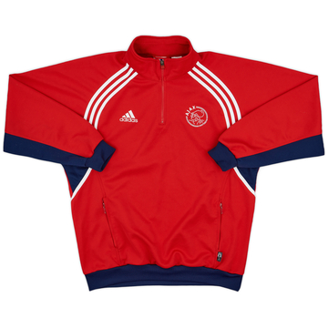 2000-01 Ajax adidas 1/4 Zip Sweat Top - 6/10 - (L/XL)