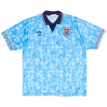 1990-92 England Third Shirt - 8/10 - (L)