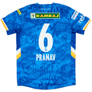 2024-25 Chennaiyin FC Home Shirt Pranav #6 (XL)
