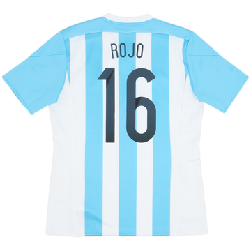 2015-16 Argentina Home Shirt Rojo #16 - 8/10 - (M)