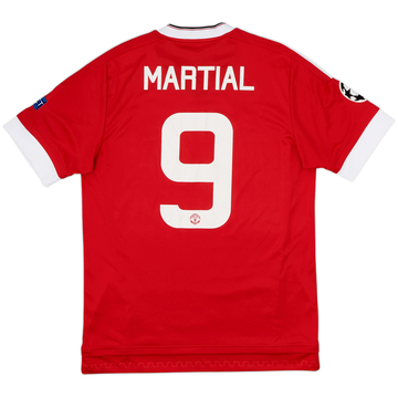 2015-16 Manchester United Home Shirt Martial #9 - 7/10 - (M)
