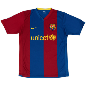 2006-07 Barcelona Home Shirt Puyol #5 - 3/10 - (M)