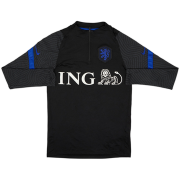 2020-21 Netherlands Player Issue Nike 1/4 Zip Drill Top - 6/10 - (S)