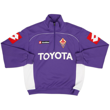 2005-06 Fiorentina Lotto 1/4 Zip Training Top - 8/10 - (L.Boys)