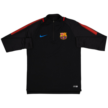 2017-18 Barcelona Nike 1/4 Zip Drill Top - 10/10 - (M)