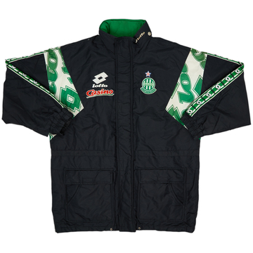 1995-96 Saint Etienne Player Issue Lotto Padded Bench Coat - 8/10 - (XL)