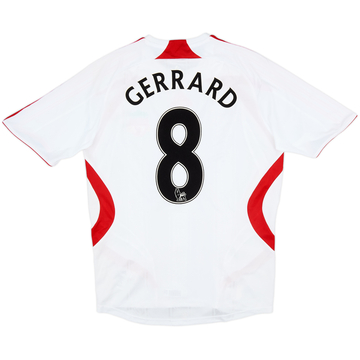 2007-08 Liverpool Away Shirt Gerrard #8 - 6/10 - (S)