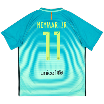 2016-17 Barcelona Third Shirt Neymar Jr #11 - 9/10 - (XL)