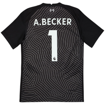 2020-21 Liverpool GK S/S Shirt A.Becker #1 - 8/10 - (S)