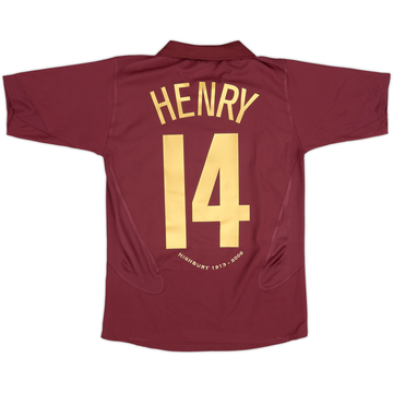 Camiseta de local del Arsenal 2005-06 Henry #14 - 7/10 - (XL.Niños)