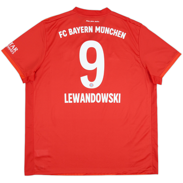 2019-20 Bayern Munich Home Shirt Lewandowski #9 - 10/10 - (XXL)