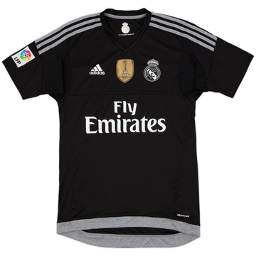 2015-16 Real Madrid GK S/S Shirt - 9/10 - (S)