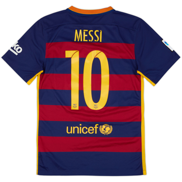 2015-16 Barcelona Camiseta Local Messi #10 - 9/10 - (S)