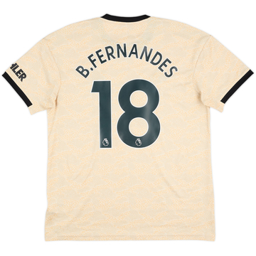 2019-20 Manchester United Away Shirt B.Fernandes #18 - 10/10 - (L)
