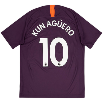 2018-19 Manchester City Third Shirt Kun Aguero #10 - 10/10 - (M)