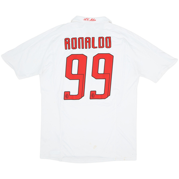 2007-08 AC Milan Away Shirt Ronaldo #99 - 5/10 - (L)