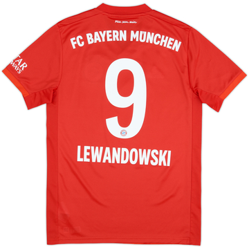 2019-20 Bayern Munich Home Shirt Lewandowski #9 - 9/10 - (S)