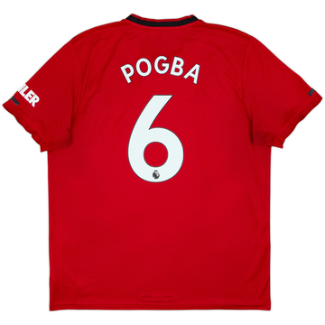 2019-20 Manchester United Home Shirt Pogba #6 - 5/10 - (XL)