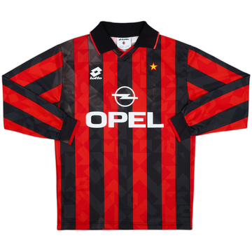 1994-95 AC Milan Home L/S Shirt - 9/10 - (L)