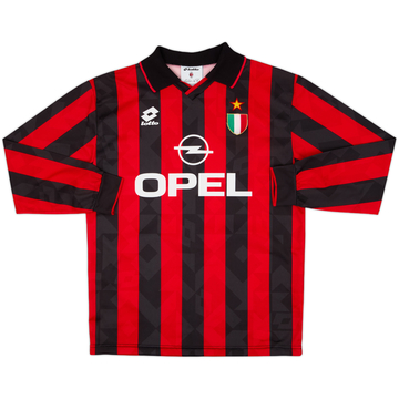 1994-95 AC Milan Home L/S Shirt - 5/10 - (L)