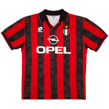 1994-95 AC Milan Home Shirt - 8/10 - (L)