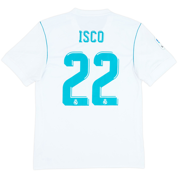 2017-18 Real Madrid Home Shirt Isco #22 - 6/10 - (M)
