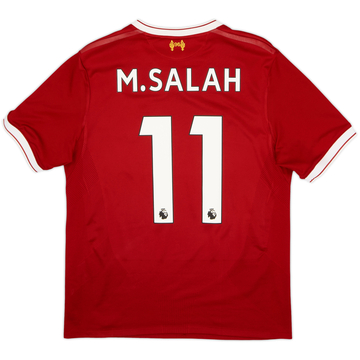 2017-18 Liverpool 125 Years Home Shirt M.Salah #11 - 7/10 - (S)