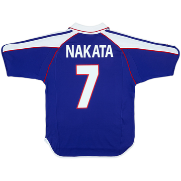 2000-01 Japan Home Shirt Nakata #7 - 8/10 - (L)