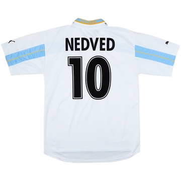 1999-00 Lazio Centenary Home Shirt Nedved #18 - 8/10 - (XL)