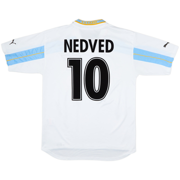1999-00 Lazio Centenary Home Shirt Nedved #18 - 8/10 - (L)