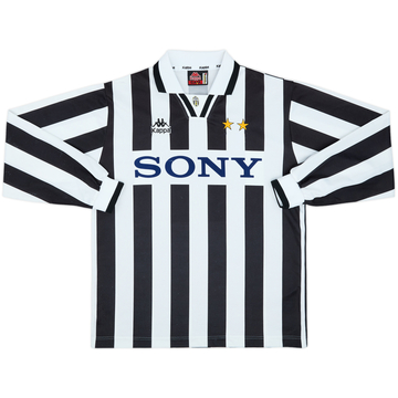 1995-97 Juventus Home L/S Shirt - 5/10 - (L)