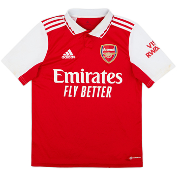 2022-23 Arsenal Home Shirt - 6/10 - (L.Boys)