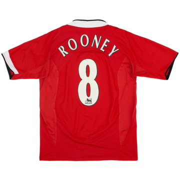 2004-06 Manchester United Home Shirt Rooney #8 - 7/10 - (S)