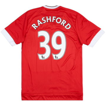 2015-16 Manchester United Home Shirt Rashford #39 - 7/10 - (M)