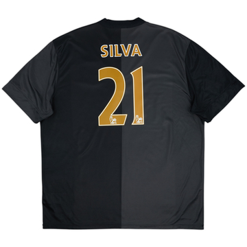 2013-14 Manchester City Away Shirt Silva #21 - 6/10 - (XXL)