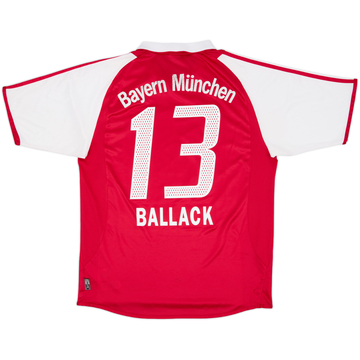 2004-05 Bayern Munich Home Shirt Ballack #13 - 6/10 - (M)