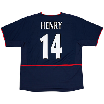 2002-04 Arsenal Away Shirt Henry #14 - 10/10 - (XL)