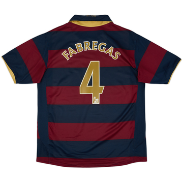 2007-08 Arsenal Tercera Camiseta Fabregas #4 - 8/10 - (L)