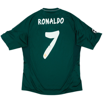 2012-13 Real Madrid CL Third Shirt Ronaldo #7 - 4/10 - (L)