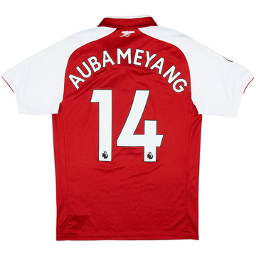 Camiseta de local del Arsenal 2017-18 Aubameyang #14 - 8/10 - (S)