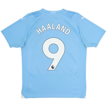 2023-24 Manchester City Home Shirt Haaland #9 - 6/10 - (M)