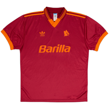 1992-94 Roma Home Shirt - 8/10 - (L)